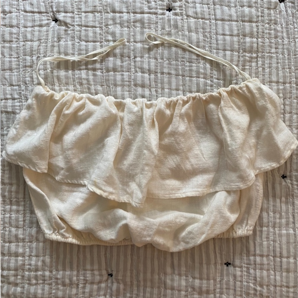 Aerie Linen Tube Top
